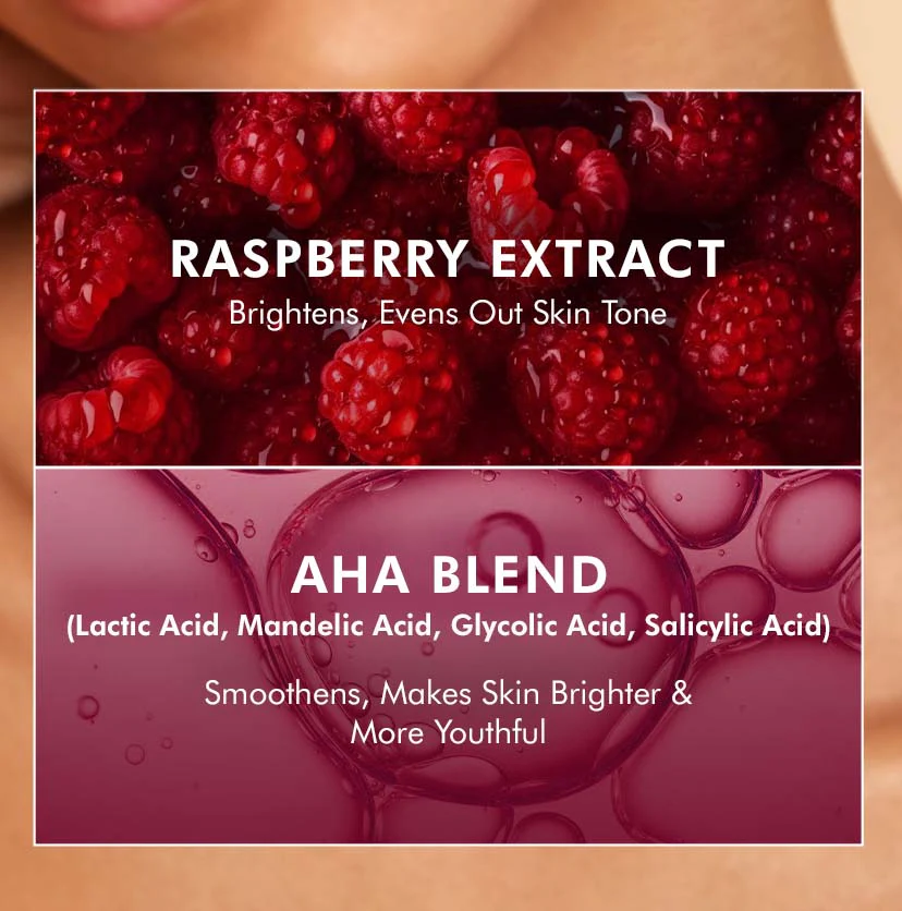 Brightening Raspberry Body Scrub | Vit C Rich - 175g - Image 3