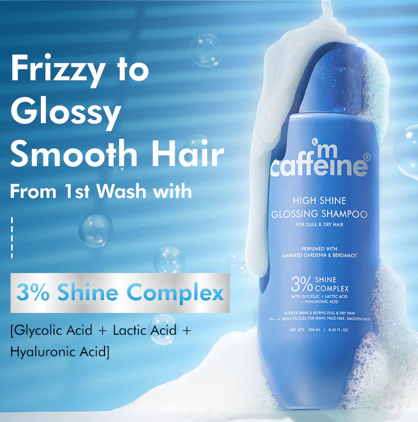 High Shine Glossy Hair Shampoo  3% Shine Complex - Image 2