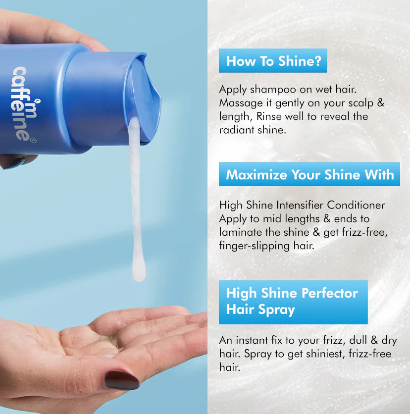 High Shine Glossy Hair Shampoo  3% Shine Complex - Image 7