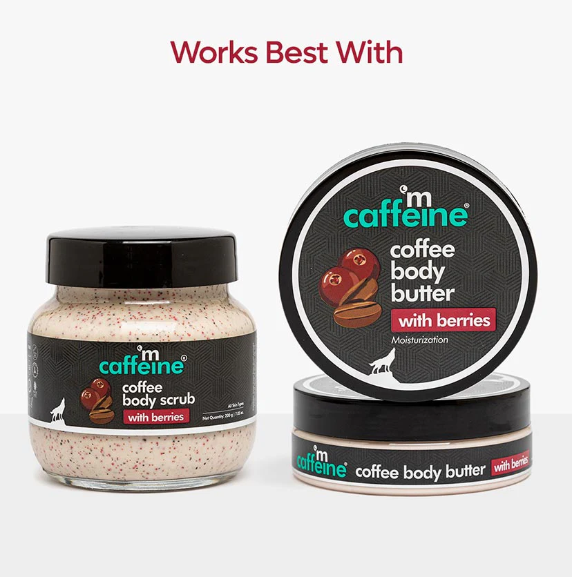 Moisturizing & Creamy Coffee Body Scrub with Berries - 200g - Image 6