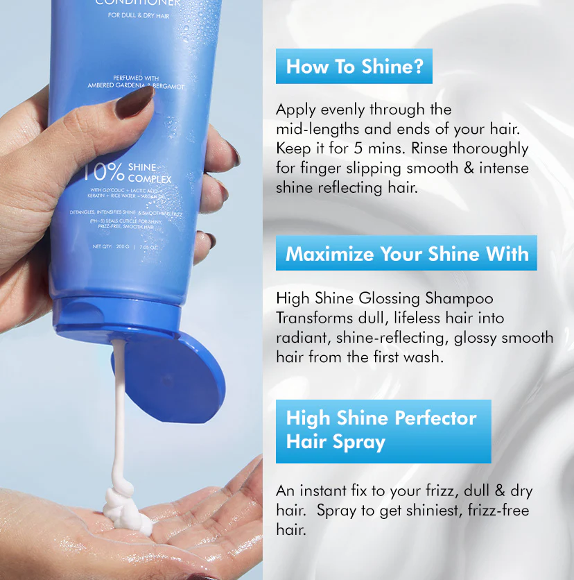 Shine Intensifer Glossy Hair Conditioner | 10% Shine Complex - Image 7